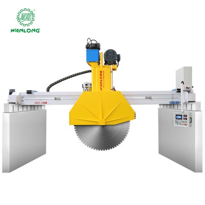 Procesamiento de maquinaria de piedra CNC para corte de fábrica.